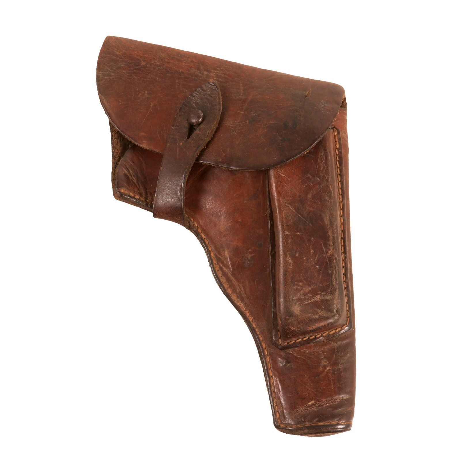 Buy Original German WWII Polish Radom Pistol Brown Leather Holster - Pistolet wz. 35 Vis | Original Firearms Antique For Sale