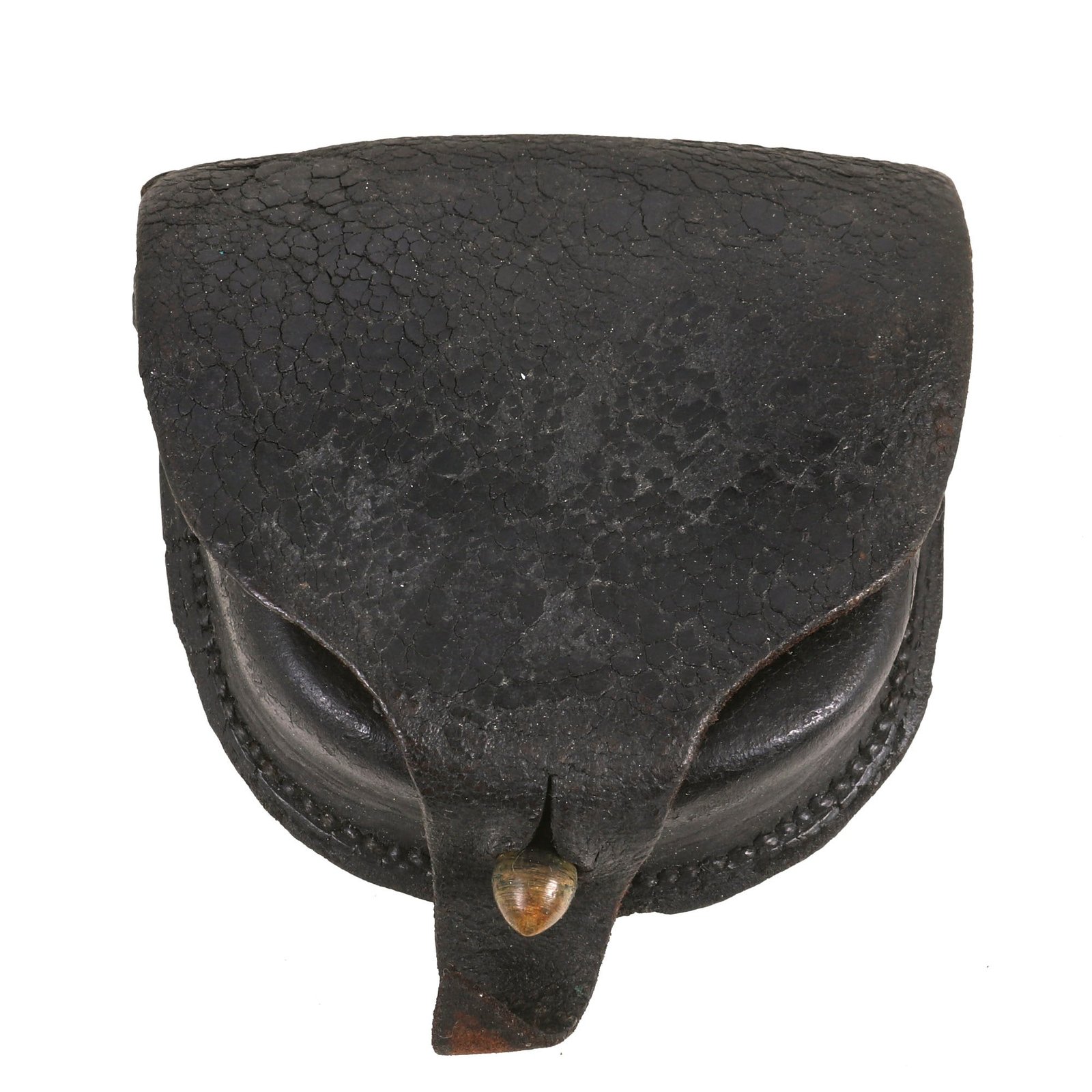 Buy Original U.S. Civil War Federal Percussion Cap Box Pouch by E. Gaylord of Chicopee, Mass. | Original Firearms Antique For Sale