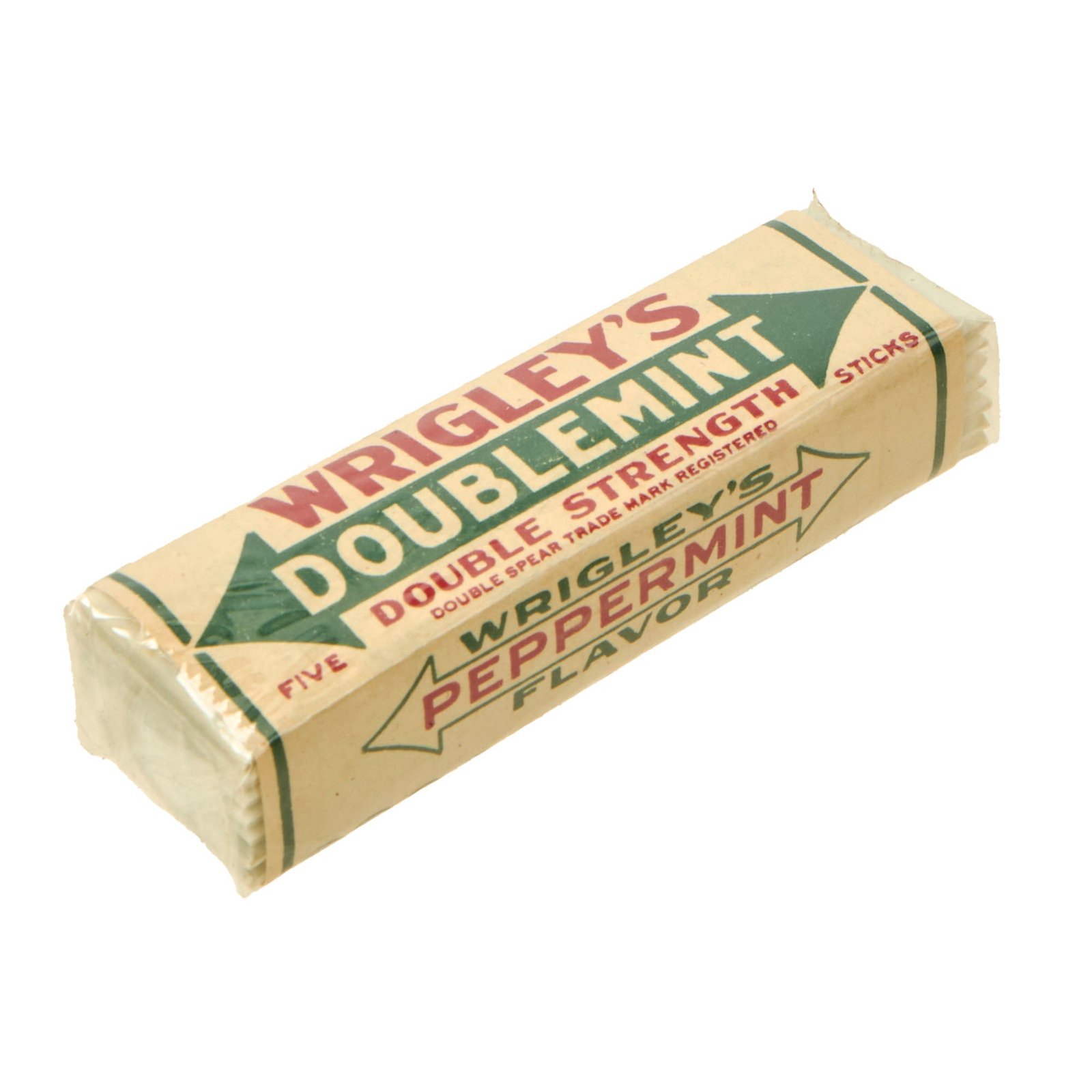 Buy Original U.S. WWII Wrigley’s Gum Wrapper - Filled for Display | Original Firearms Antique For Sale