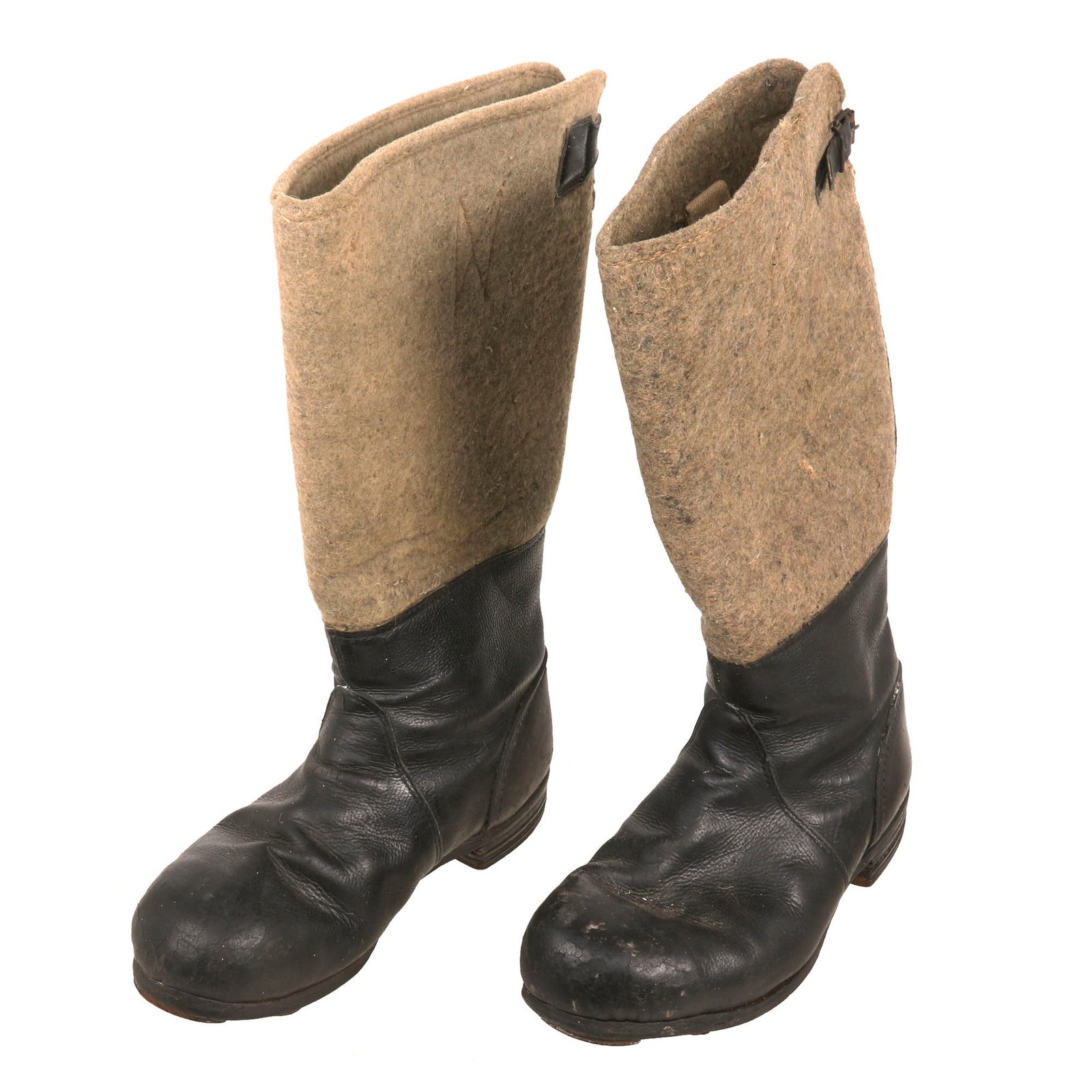 Buy Original German WWII Wool Felt Sentry Winter Boots - Size 29cm | Original Firearms Antique For Sale