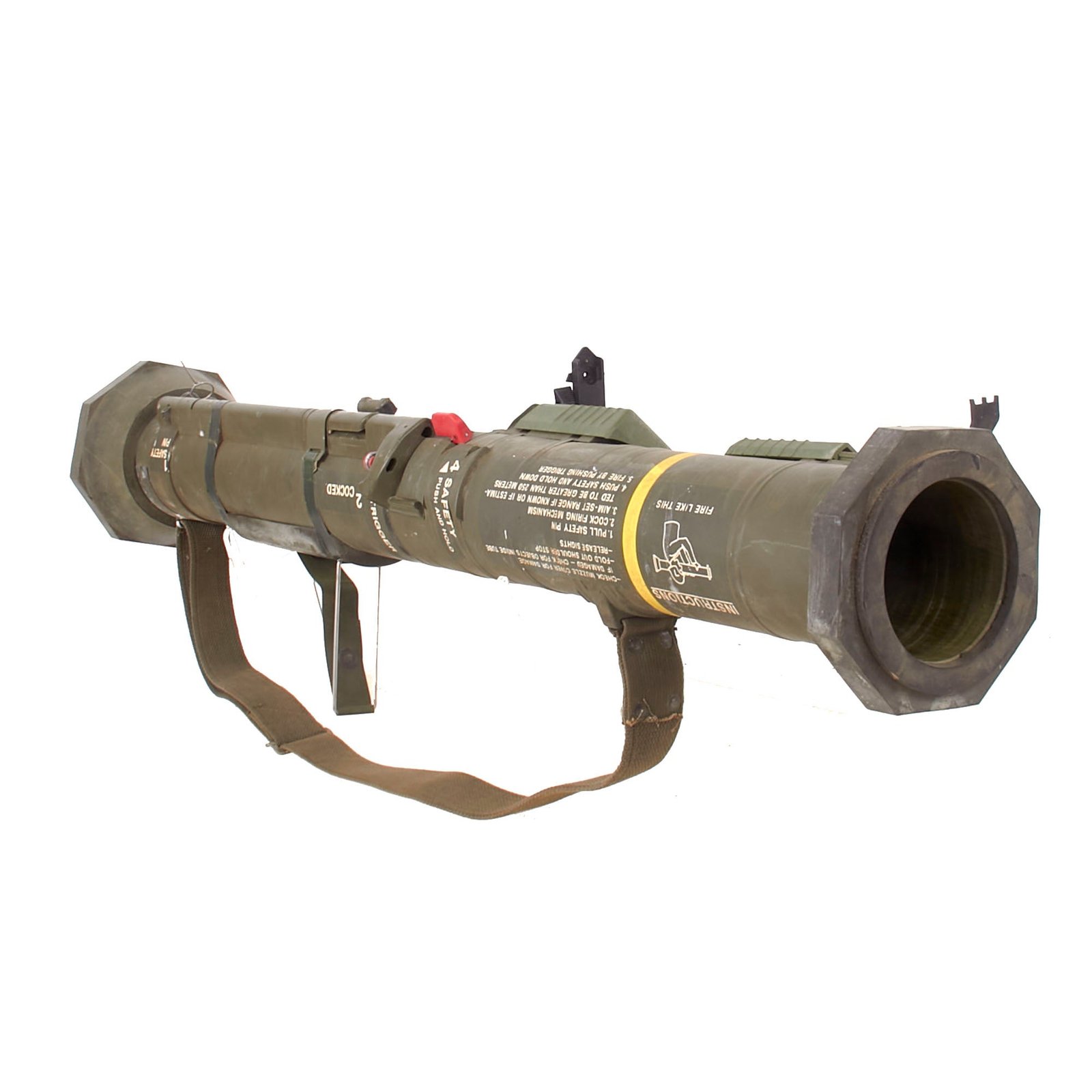 Buy Original U.S. M136 AT-4 Recoilless Smoothbore 84mm Anti-Tank Launcher with Sling - Inert | Original Firearms Antique For Sale