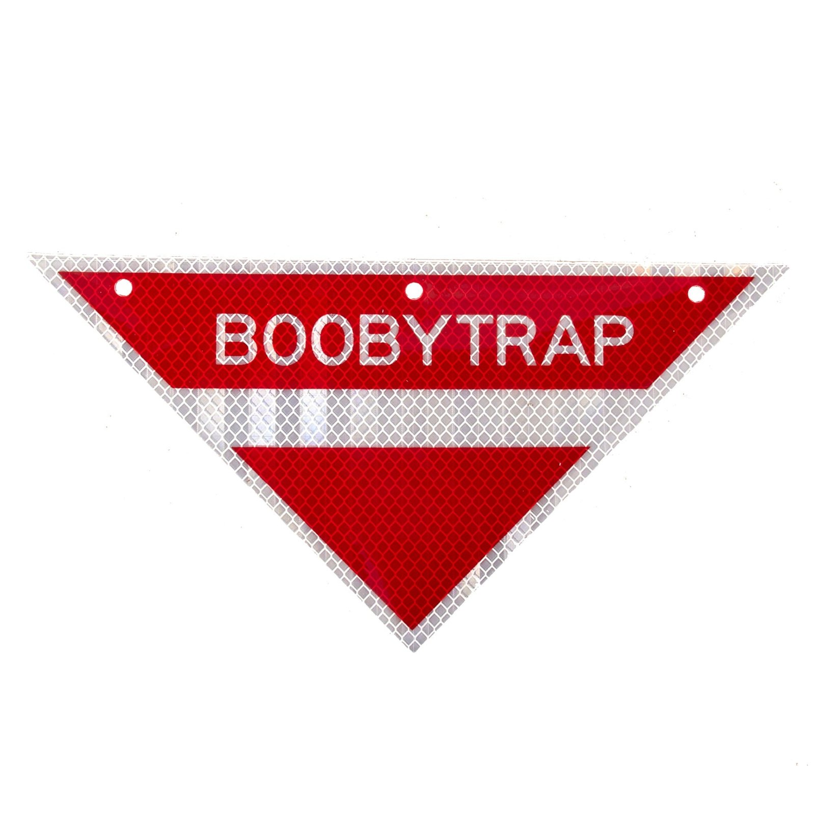 Buy Original U.S. GWOT Era EOD Booby Trap Marker Sign - 5¾ x 11⅜” | Original Firearms Antique For Sale