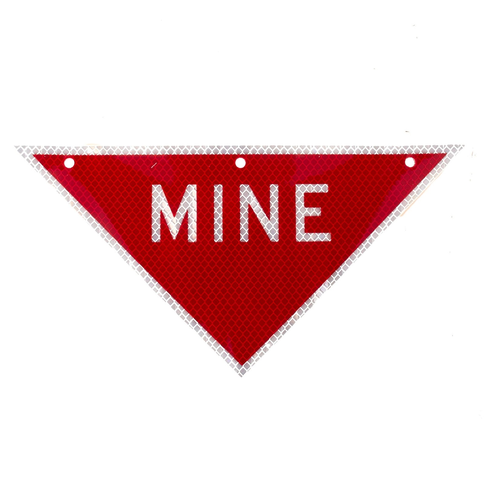 Buy Original U.S. GWOT Era EOD Mine Marker Sign - 5¾ x 11⅜” | Original Firearms Antique For Sale