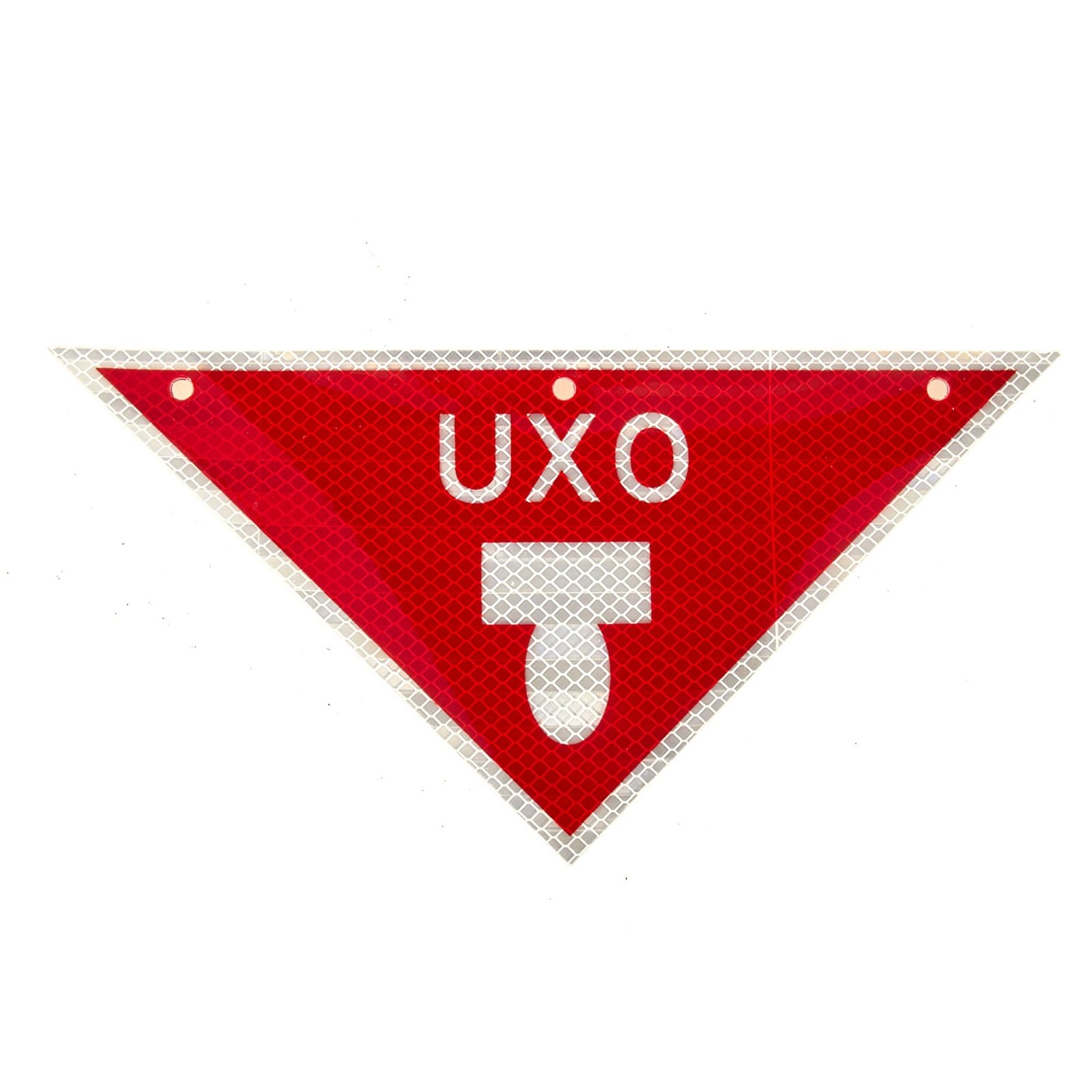 Buy Original U.S. GWOT Era UXO Unexploded Ordnance Marker Sign - 5¾ x 11⅜” | Original Firearms Antique For Sale