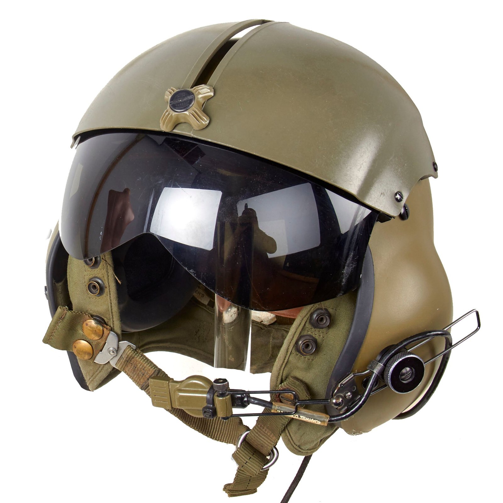 Original U.S. Cold War Era Helicopter Pilot Astrocom SPH-4 Helmet - Dated 1984 - Size Extra Large
