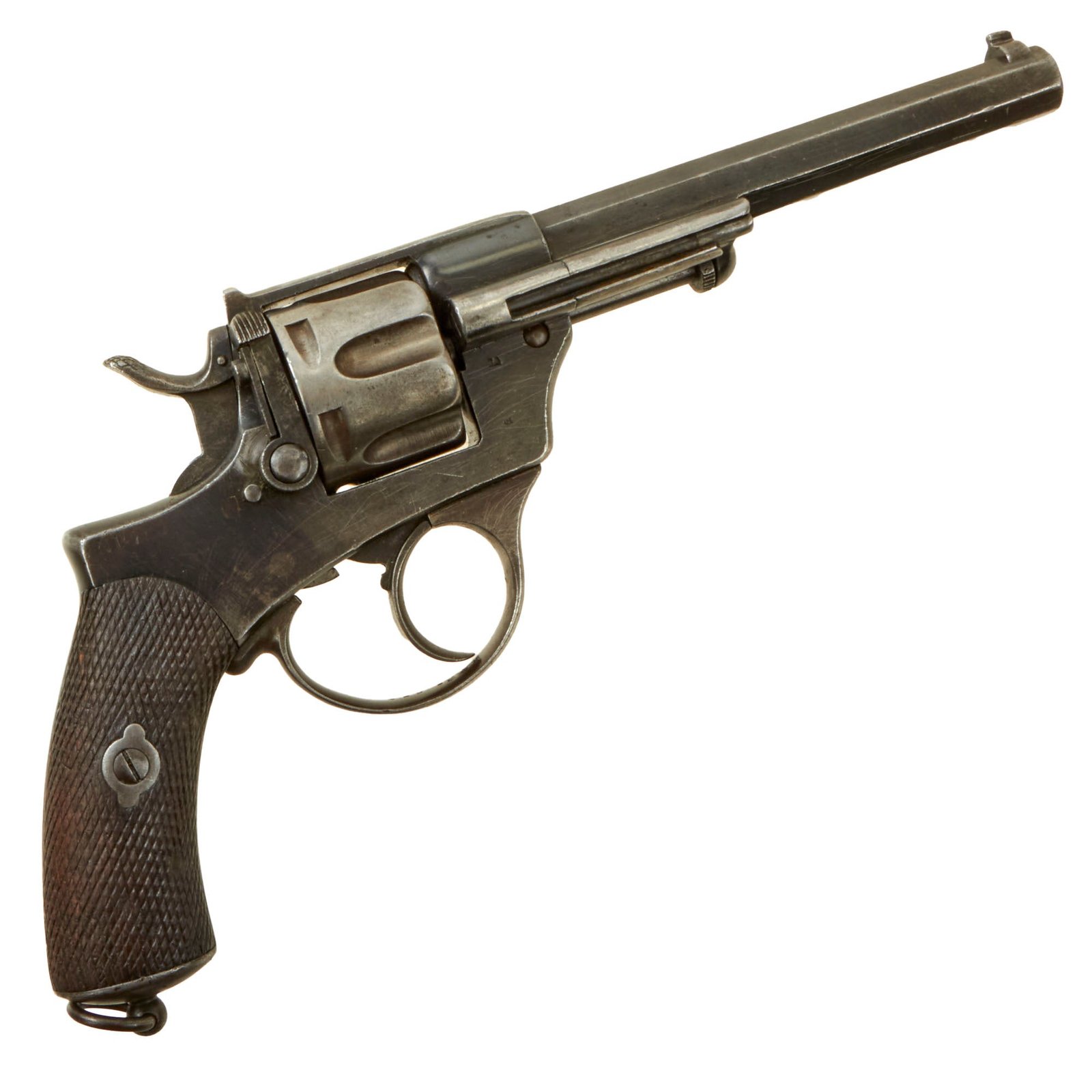Buy Original Italian Model 1874 Army Double Action Revolver in 10.35mm by Glisenti of Brescia - Serial NP7*7 | Original Firearms Antique For Sale