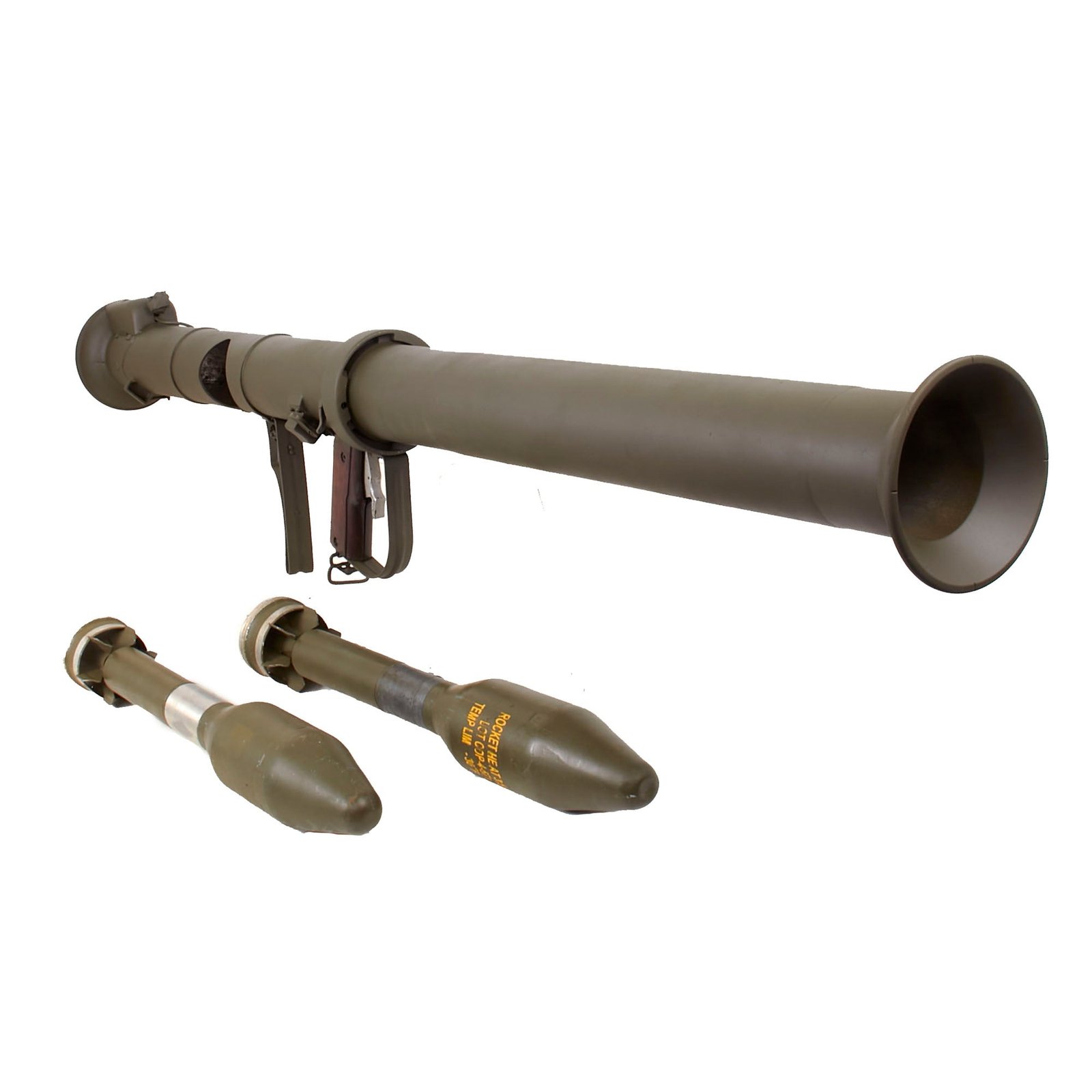 Buy Original U.S. Deactivated M20 A1 B1 3.5 Inch Super Bazooka Rocket Launcher with Two Practice Rockets | Original Firearms Antique For Sale