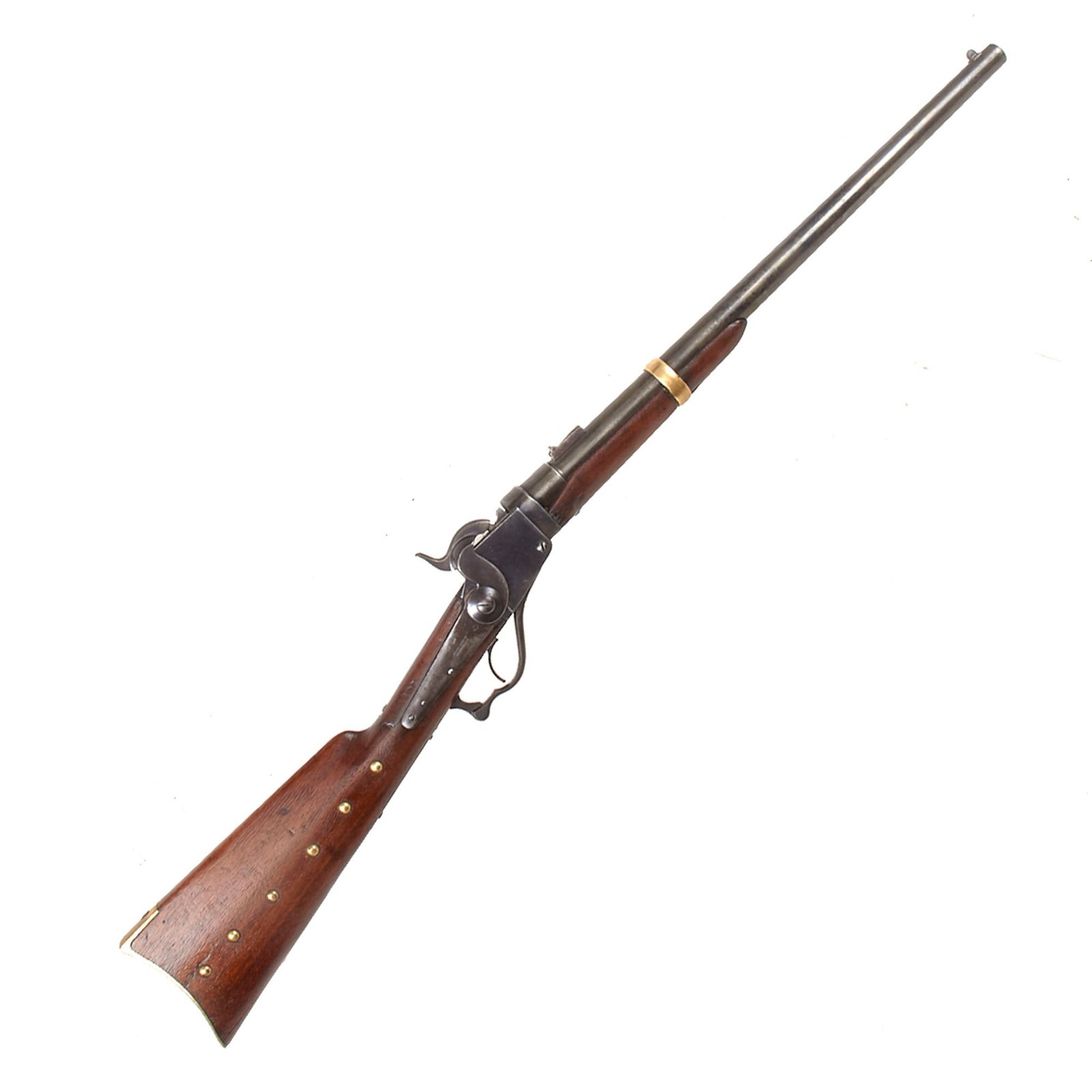 Buy Original U.S. Civil War Starr Model 1858 Capping Breech Loader Saddle Ring Carbine - Matching Serial 1100 | Original Firearms Antique For Sale