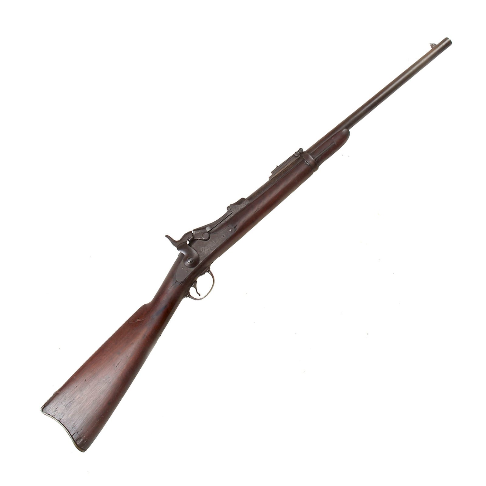 Buy Original U.S. Springfield Trapdoor M1884 Rifle Converted to Saddle Ring Carbine Made in 1884 - Serial 248483 | Original Firearms Antique For Sale