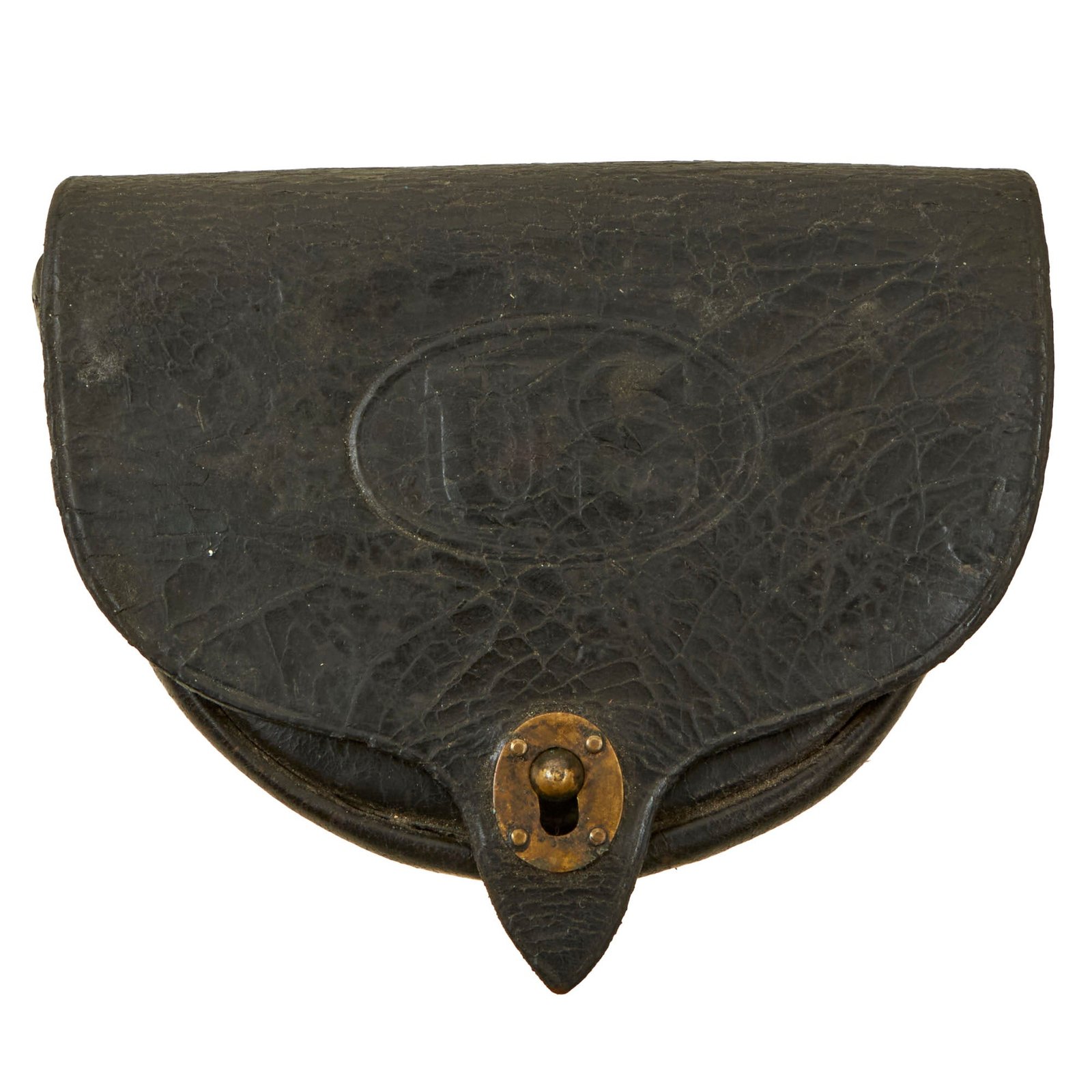 Buy Original U.S. Indian Wars Cavalry M1874 Dyer .45-70 Cartridge Box by Watervliet Arsenal | Original Firearms Antique For Sale