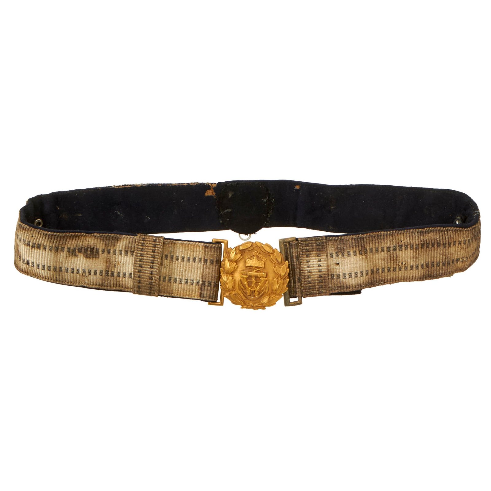Buy Original German WWI Imperial Navy Kaiserliche Marine Officers Brocade Belt | Original Firearms Antique For Sale