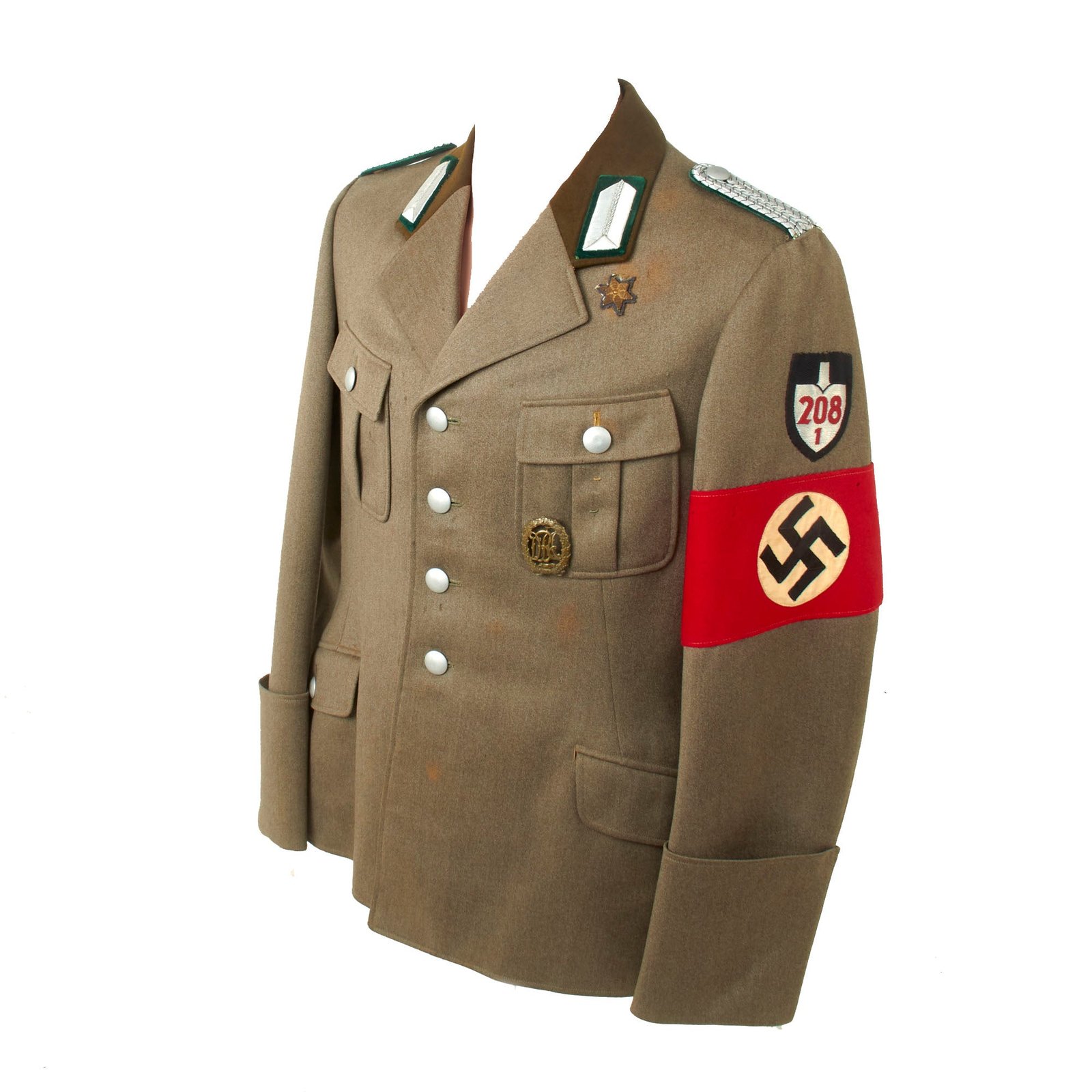 Buy Original German WWII RAD National Labor Service Feldmeister Officer Uniform Tunic with Armband and DRL Sports Badge | Original Firearms Antique For Sale