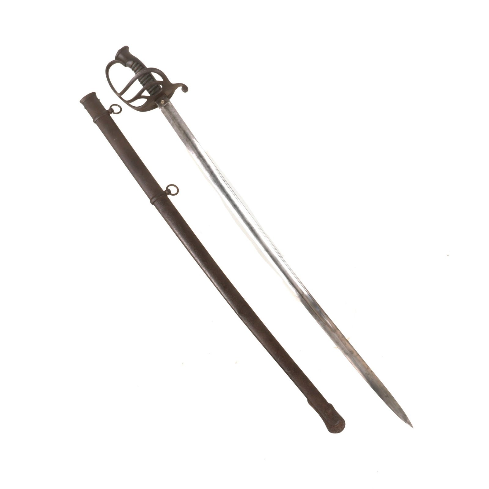 Buy Original U.S. Civil War Non-Regulation German-Made Officer’s Sword Carried by Colonel John Herron Cain, 155th Pennsylvania Volunteer Infantry | Original Firearms Antique For Sale
