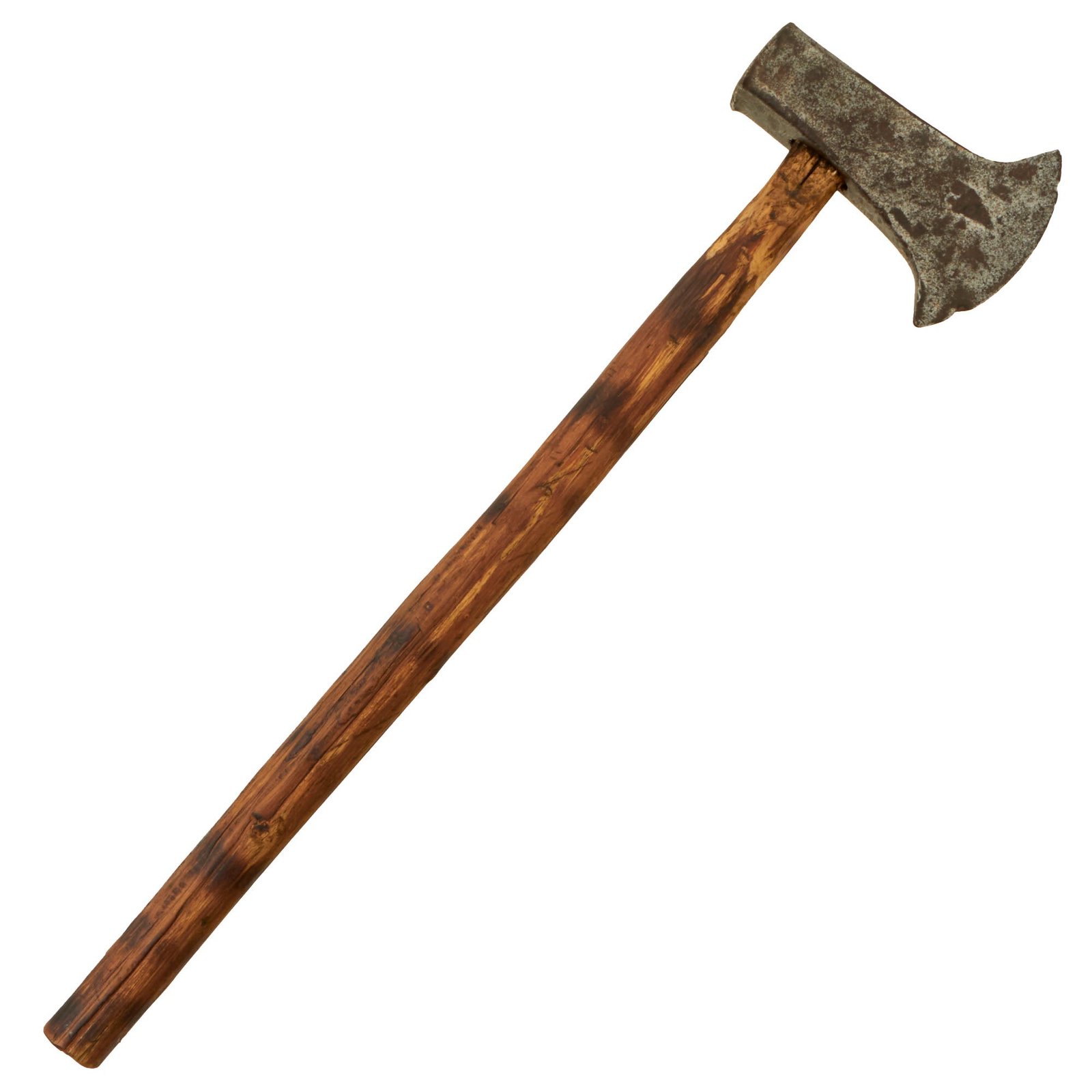 Buy Original U.S. / British Colonial Era Blacksmith Hand Forged Trade Tomahawk & Shaft | Original Firearms Antique For Sale