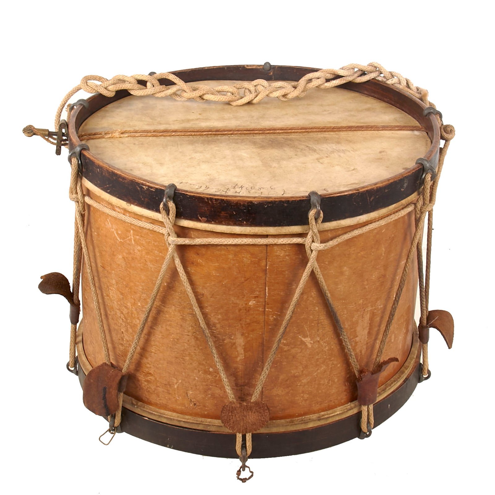 Buy Original U.S. Civil War Drum of Musician Thomas H. Blackhurst, 3rd Maryland Infantry, Potomac Home Brigade - Lost Drum & Had to Buy New One | Original Firearms Antique For Sale
