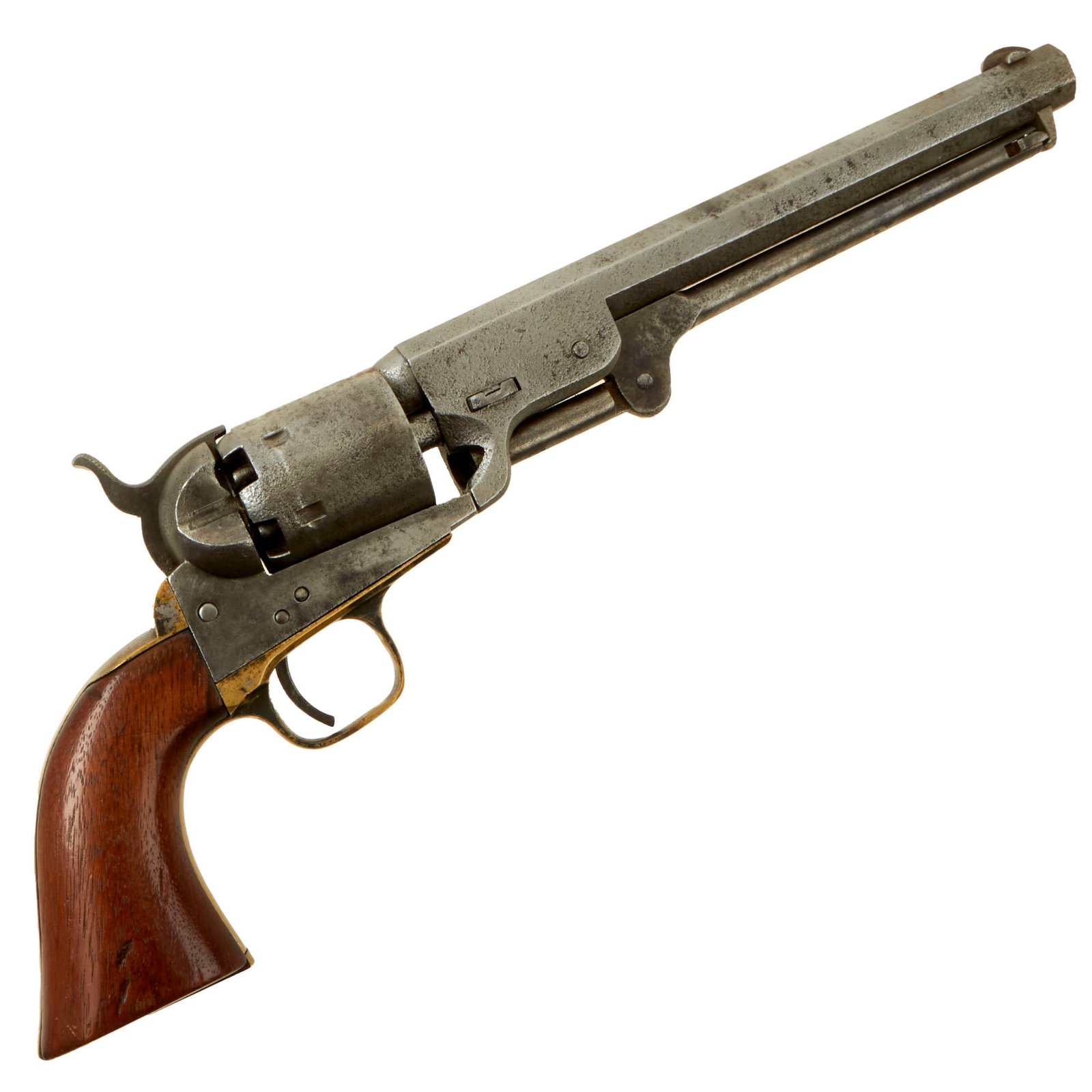 Buy Original U.S. Civil War Colt Model 1851 Navy .36cal Percussion Revolver Made in 1863 - Serial 155296 | Original Firearms Antique For Sale