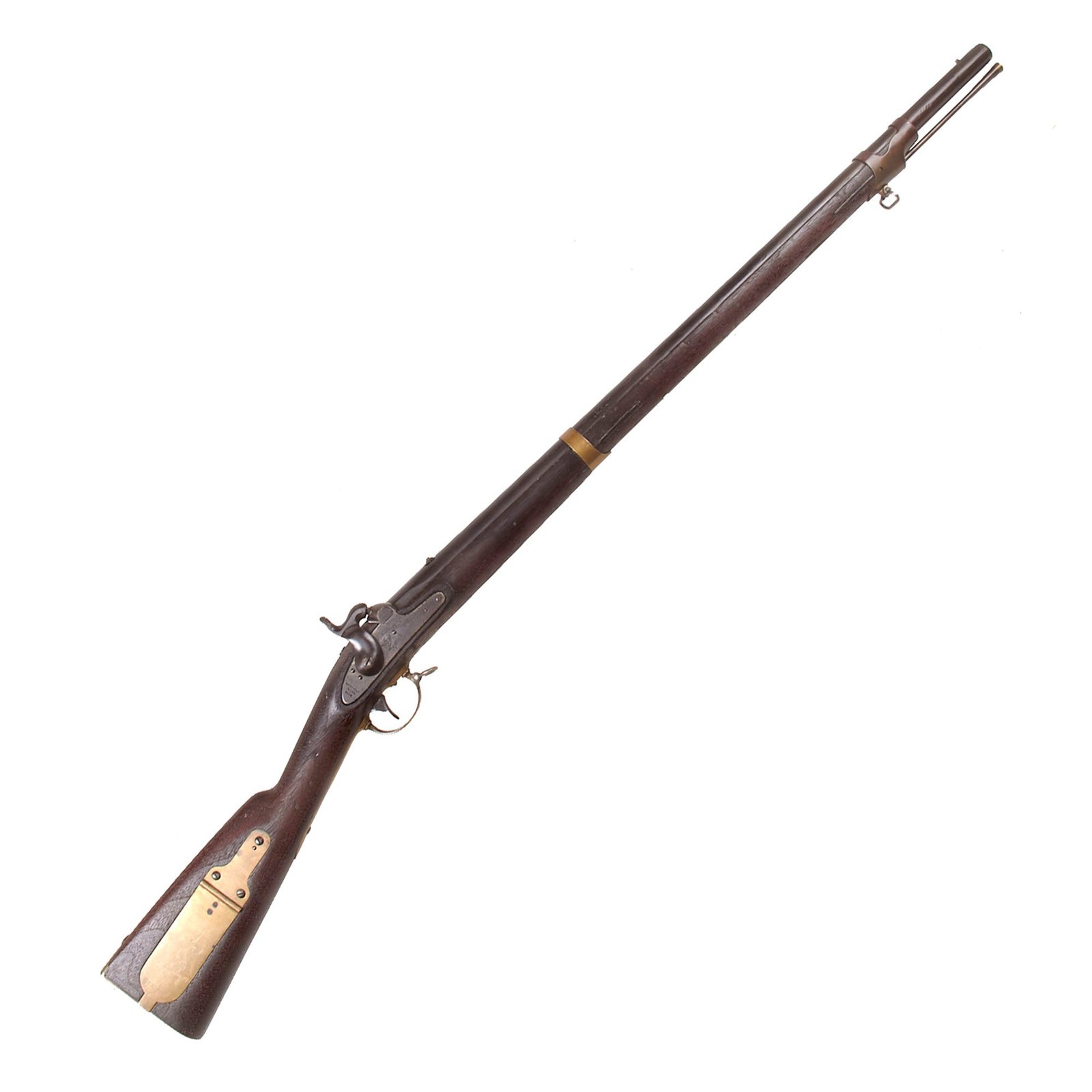 Buy Original U.S. Civil War M1841 Mississippi Rifle in Unaltered .54cal by Harpers Ferry Armory - dated 1853 | Original Firearms Antique For Sale