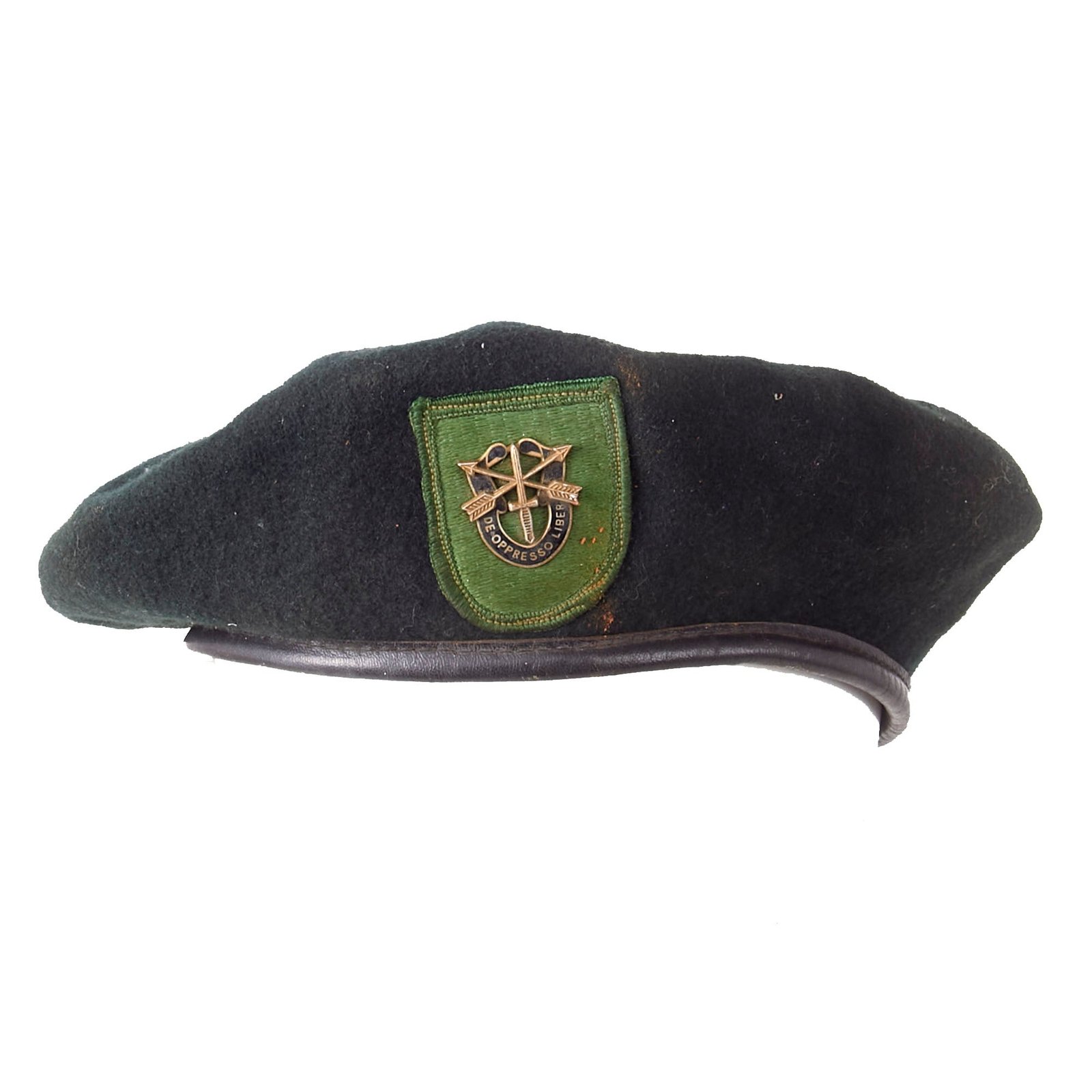 Buy Original U.S. Vietnam War 10th Special Forces Group Airborne Green Beret - Dated 1974 | Original Firearms Antique For Sale