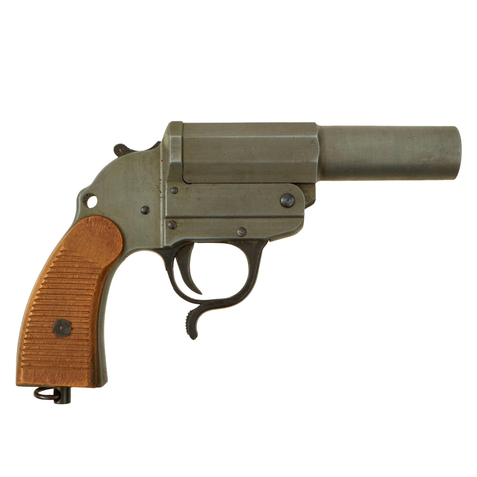 Buy Original German WWII Rare Late War “Crisis Solution” Zinc Model LP 34 Signal Flare Pistol by Walther | Original Firearms Antique For Sale
