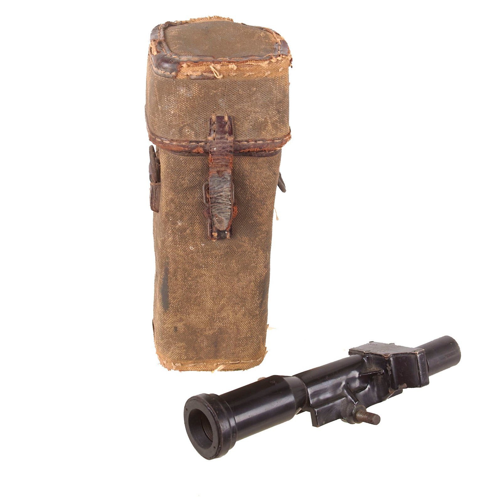 Buy Original Japan WWII Imperial Japanese Type 96 / 99 Machine Gun 2.5 x 13 Optical Scope by Toko with Rare Carry Case | Original Firearms Antique For Sale