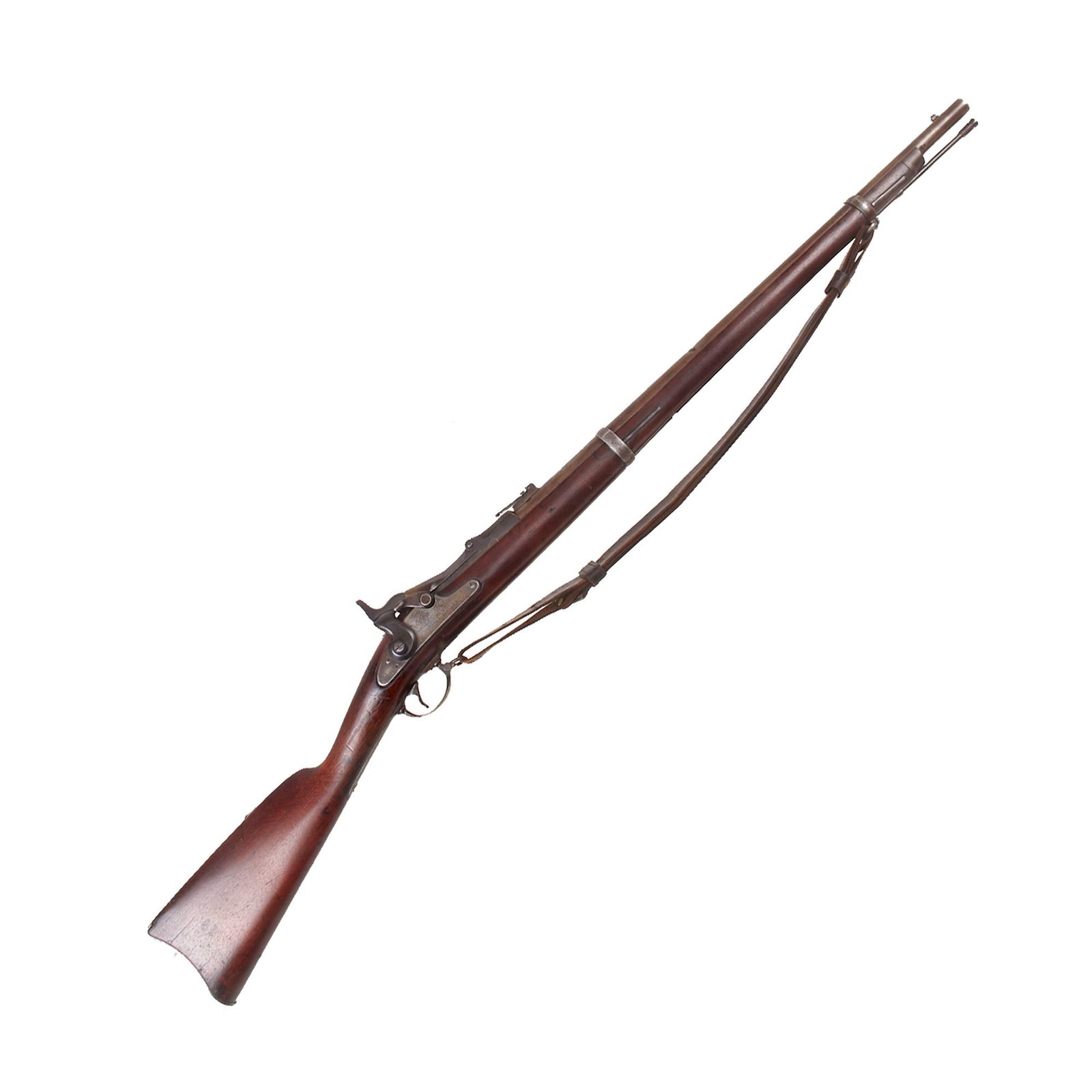 Buy Original U.S. Civil War Springfield M-1863 Rifle Converted to M-1868 Trapdoor Artillery Short Rifle in 1869 with Period Sling - Serial 23214 | Original Firearms Antique For Sale