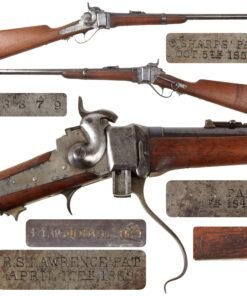 Original U.S. Civil War Sharps New Model 1859 Saddle Ring Carbine Converted to .50-70 Govt. - Serial 53379