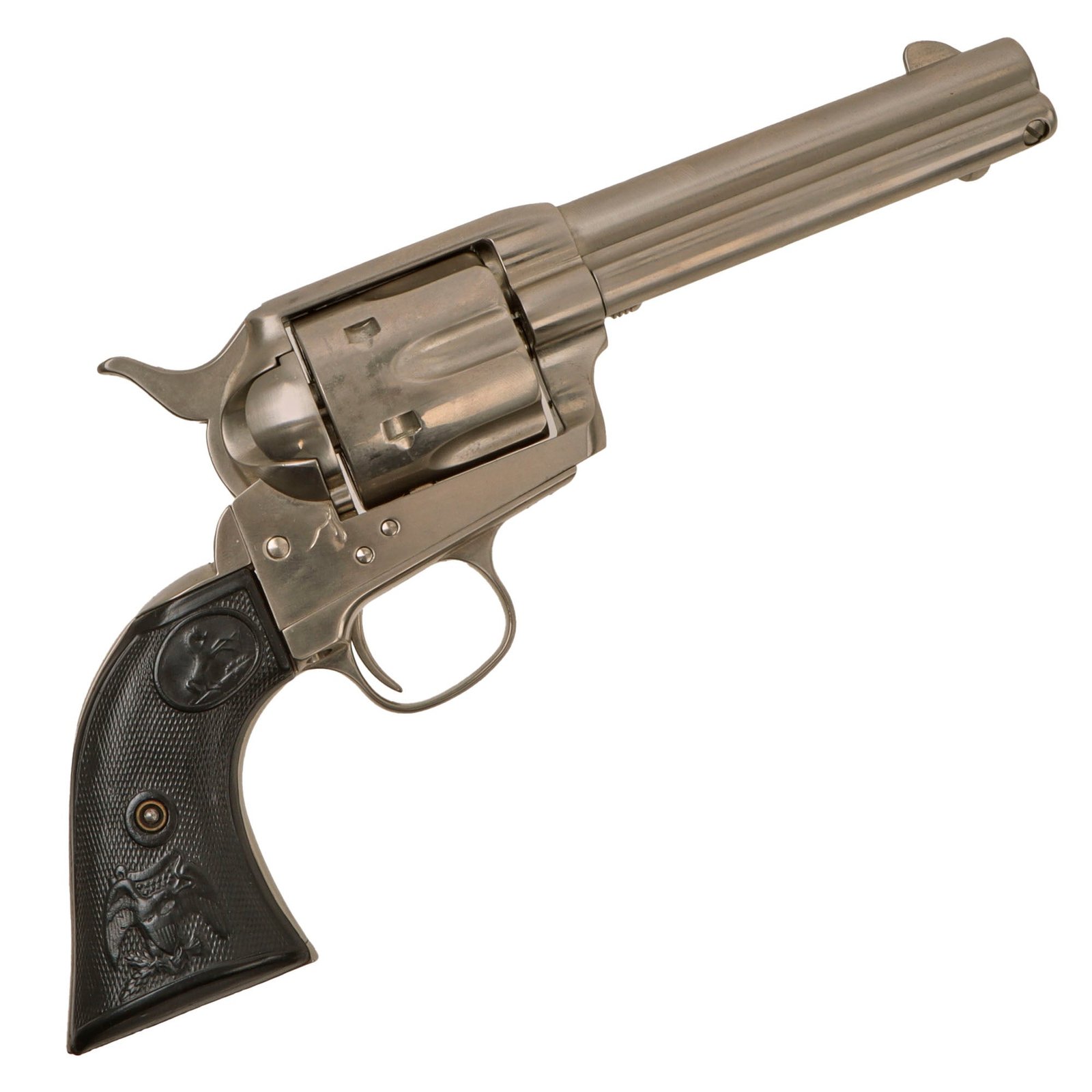 U.S. Colt M1873 Single Action Army 'Peacemaker' Bat Masterson Non-Firing Replica Revolver by Franklin Mint with Plastic Grips