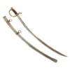 Original U.S. Civil War M-1840 Light Artillery Officers Saber by Ames Mfg. Co. with Scabbard and Nickeled Blade - Likely Dated 1862