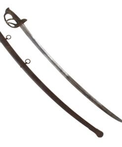 Original U.S. Civil War French-Imported Officer’s Model 1860 Light Cavalry Saber with Steel Scabbard by Coulaux & Cie of Klingenthal