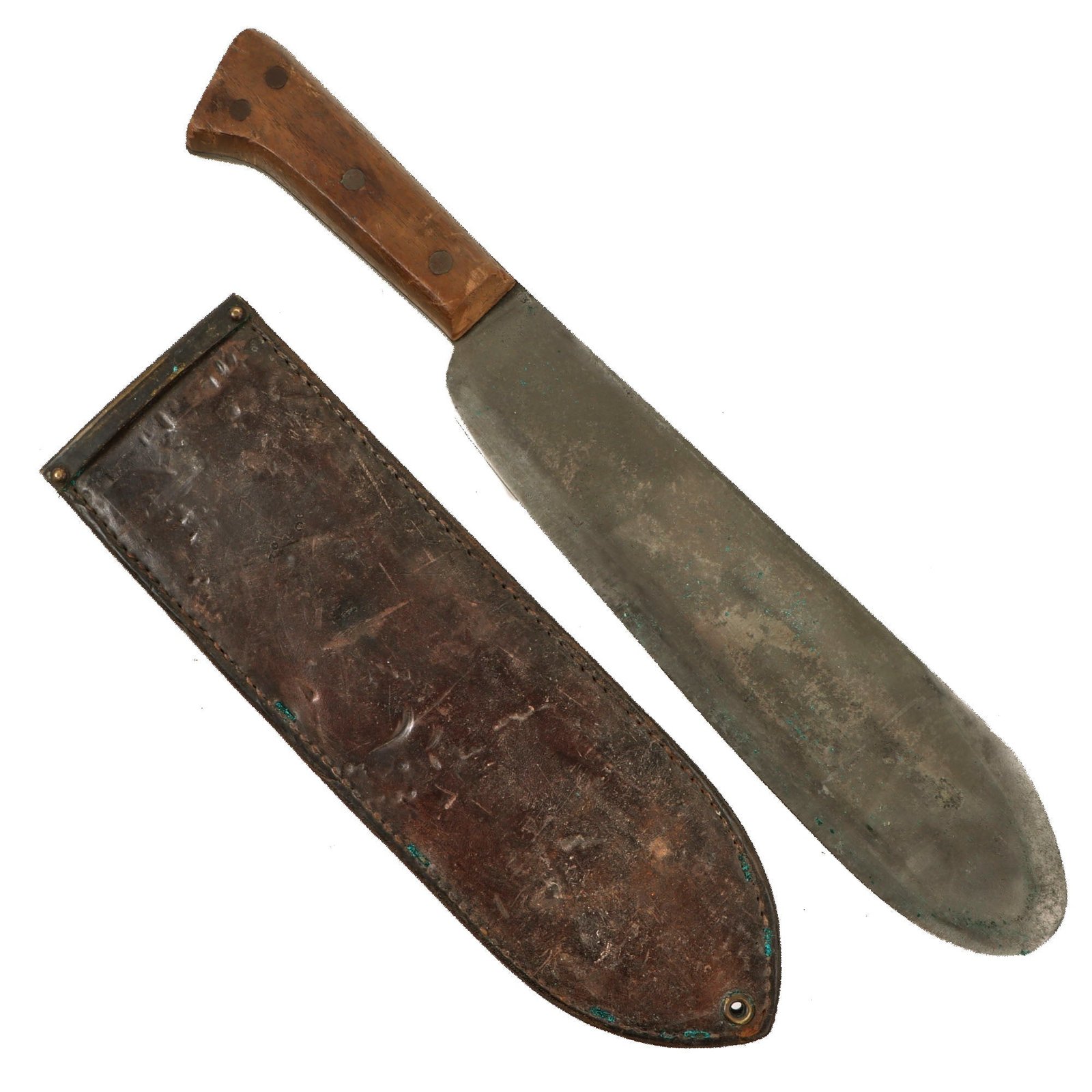 Original U.S. WWII USMC Medical Corpsman Bolo Knife with BOYT 1942 Scabbard