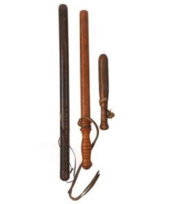 Original British & U.S. 1890s-1940s Vintage Truncheon Lot - Lot of Three