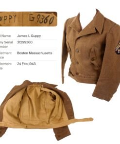 Original U.S. WWII Scarce Named 2nd Model ETO Uniform Jacket - Technician 5th Grade James L. Guppy