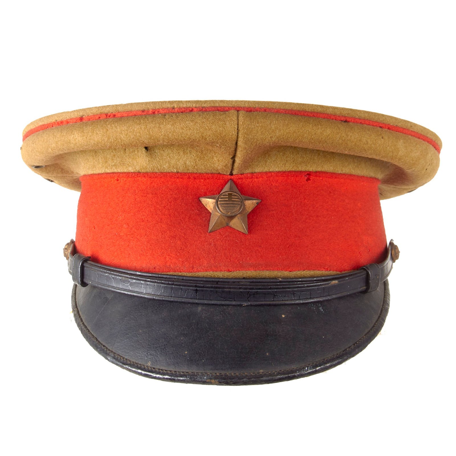 Original Pre-WWII Imperial Japanese Civil Defense Type 45 Officer Visor Cap