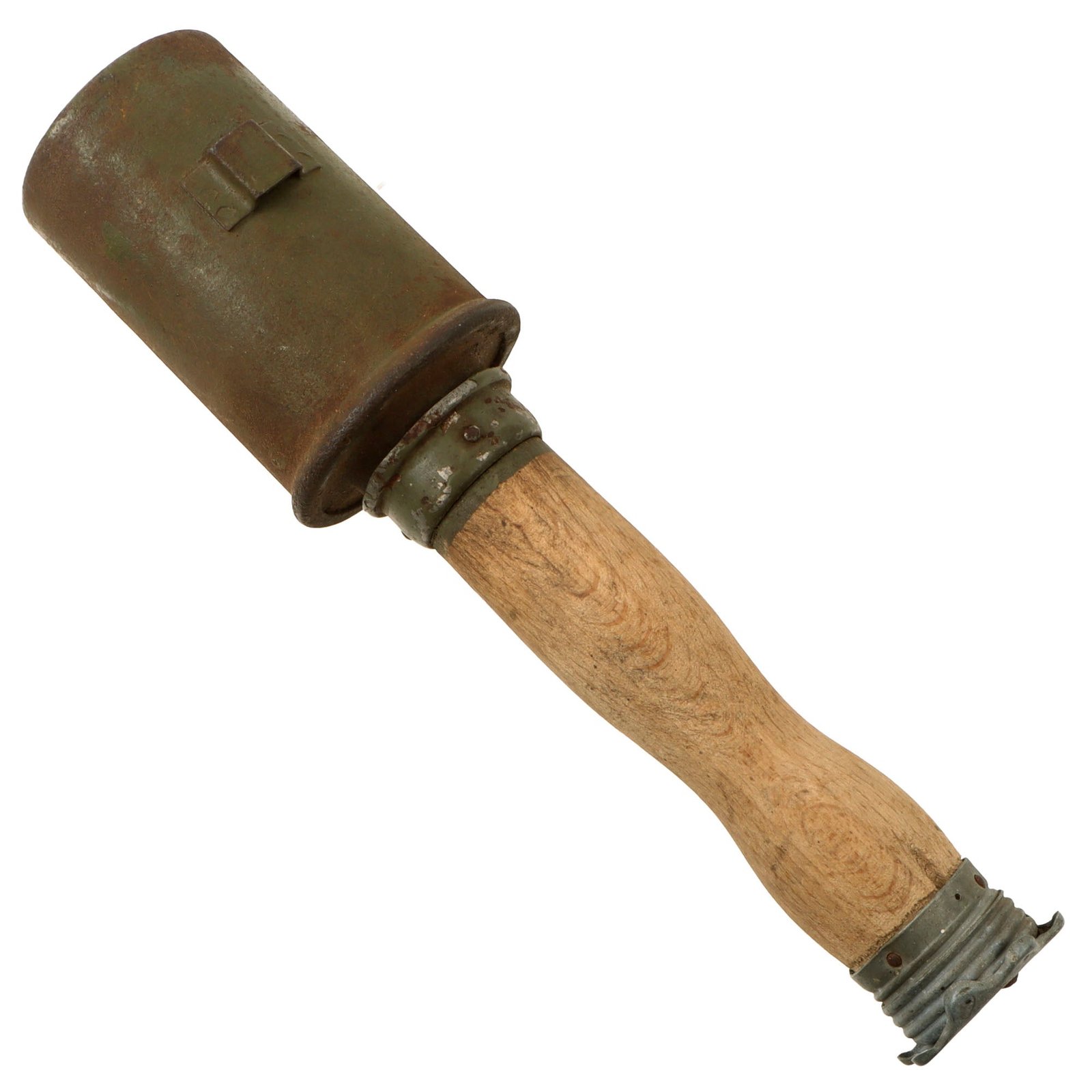 Original Bulgarian WWII Inert Offensive Stick Grenade - Inert