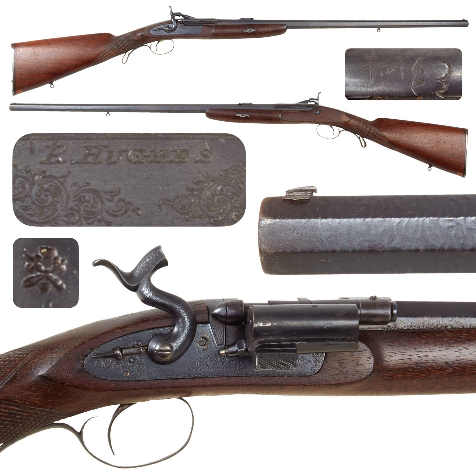 Original British Victorian Snider .577 Sporting Rifle by Robert Hughes of Birmingham - Circa 1870