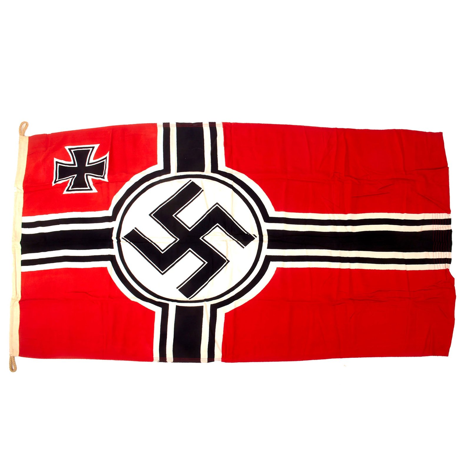 Original German WWII 100cm x 170cm Battle Flag by Textildruck Arlt - Reichskriegsflagge