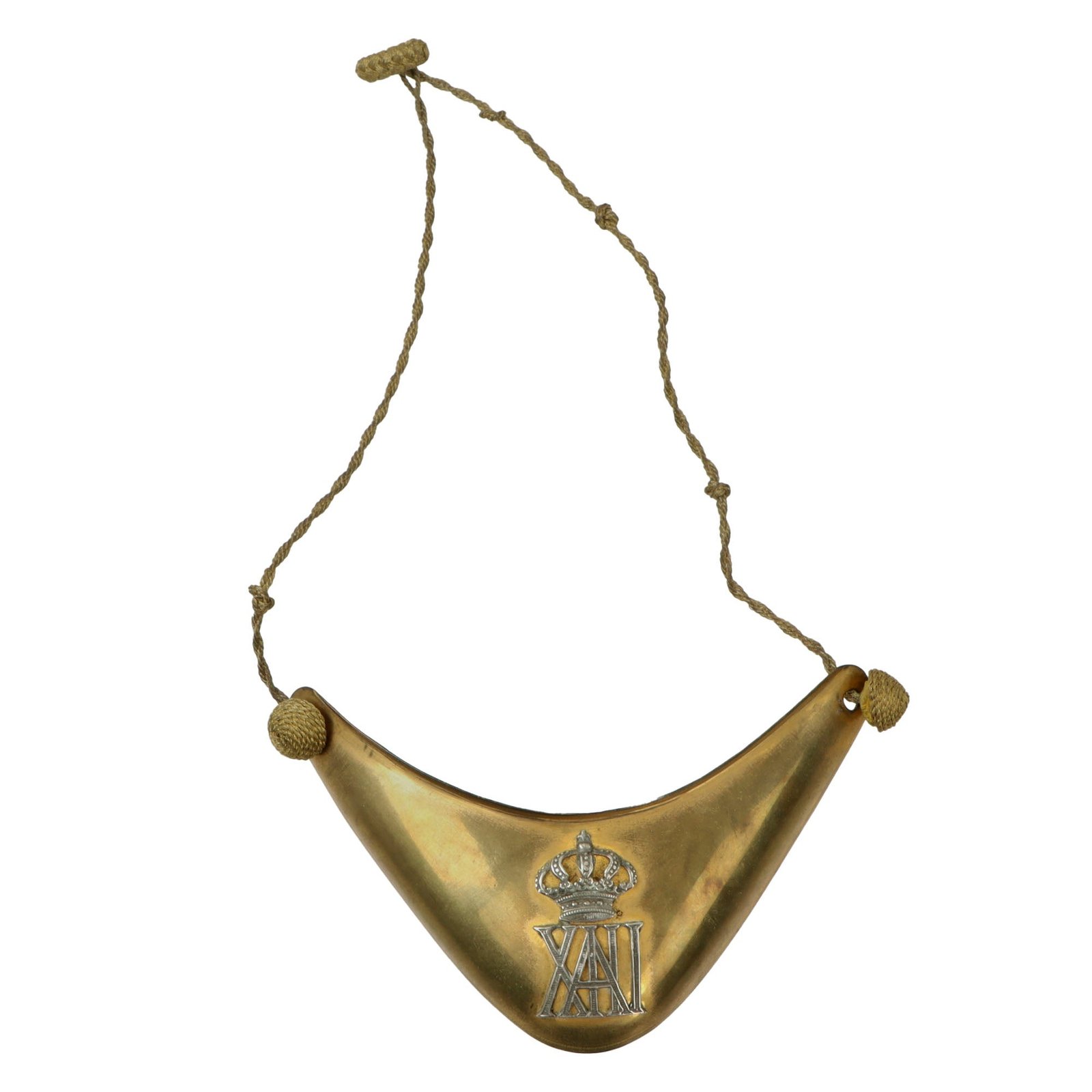Original Spanish-American War Spanish Officer’s Gorget with Chain - Rare