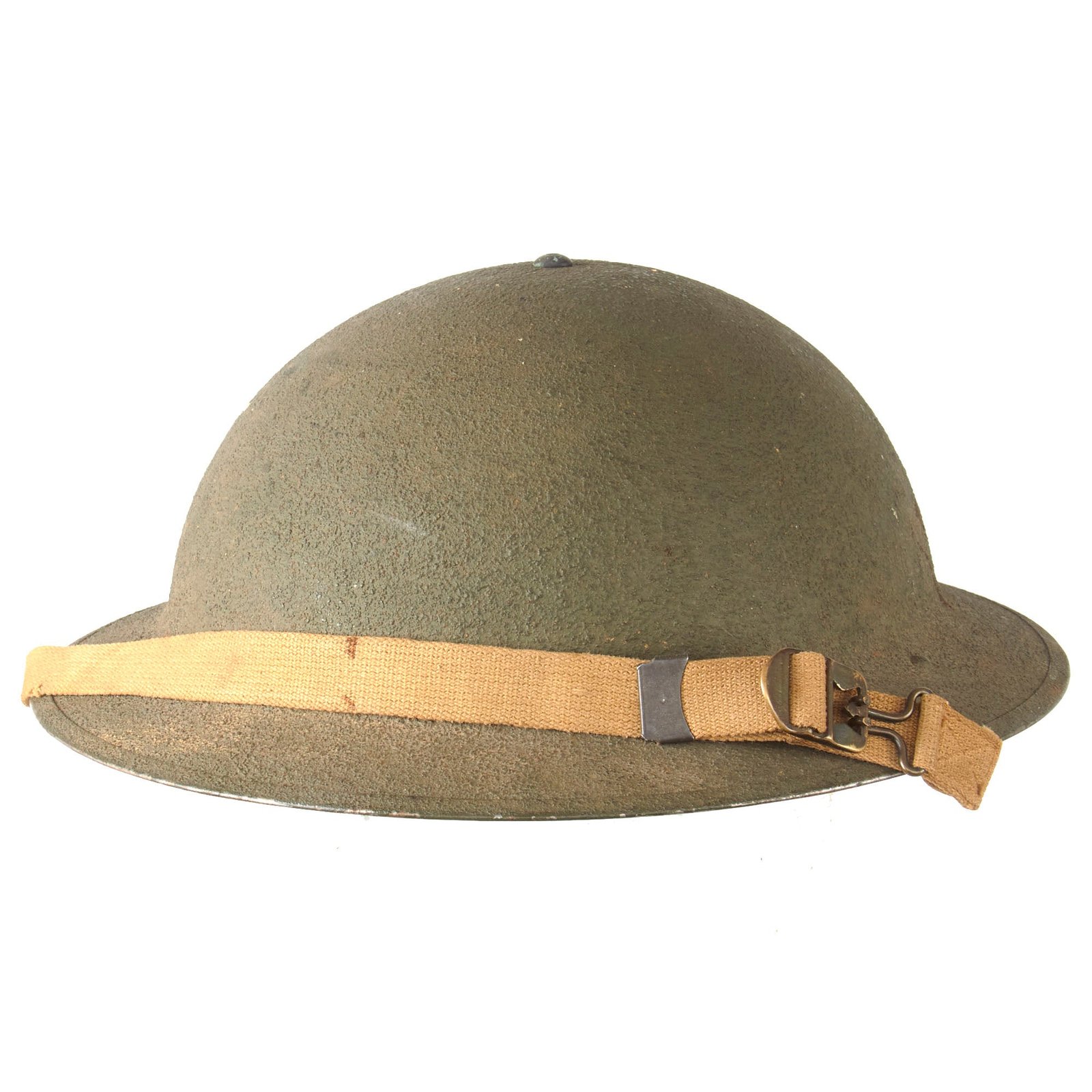 Original U.S. WWII Named & Complete M1917A1 Kelly Helmet with Textured Paint