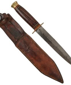 Original British WWII Private Purchase Dagger by Southern & Richardson of Sheffield England with Leather Belt Sheath - Popular Among U.S. Soldiers