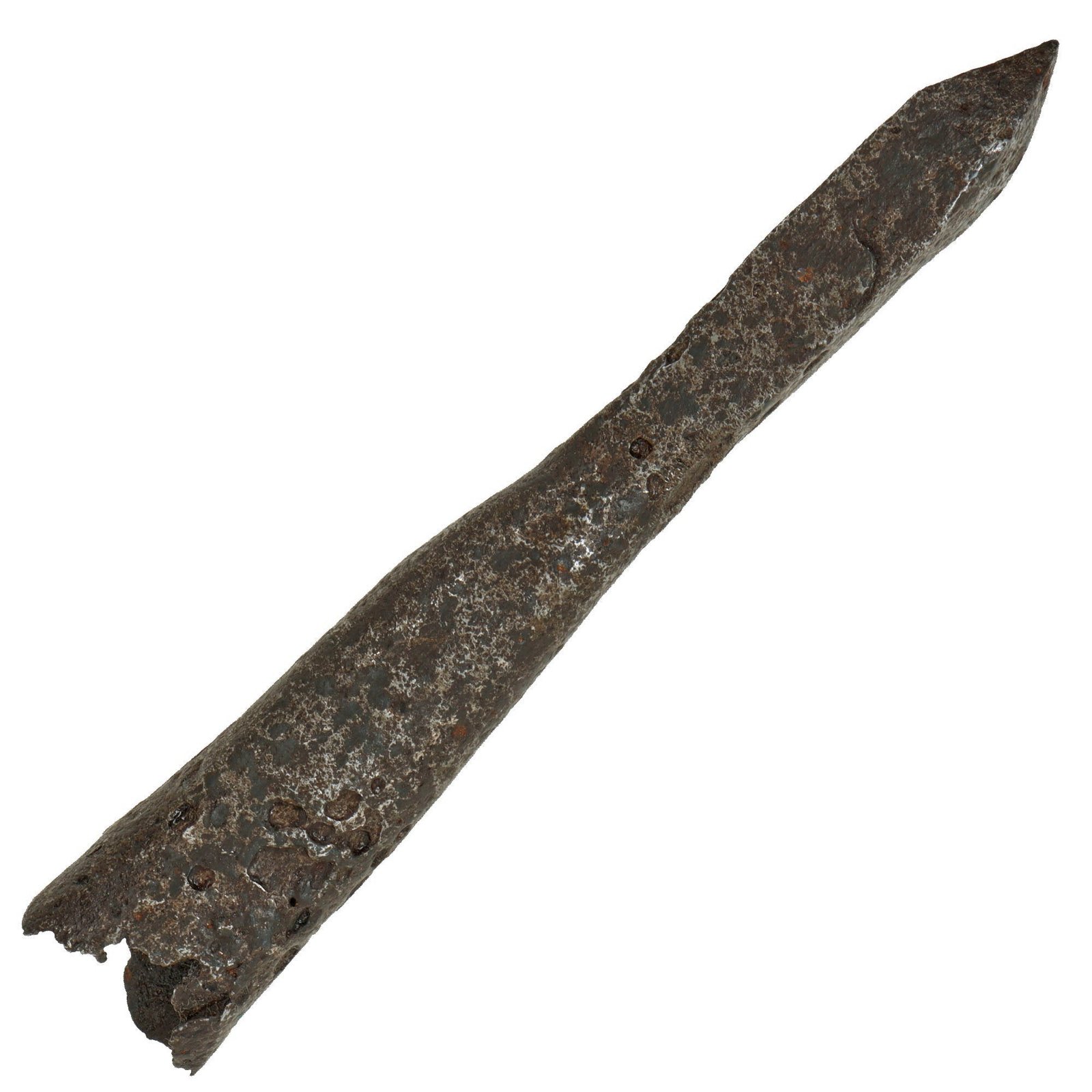 Original Viking 11th Century Throwing Spear Tip Excavated - 5 3/4”
