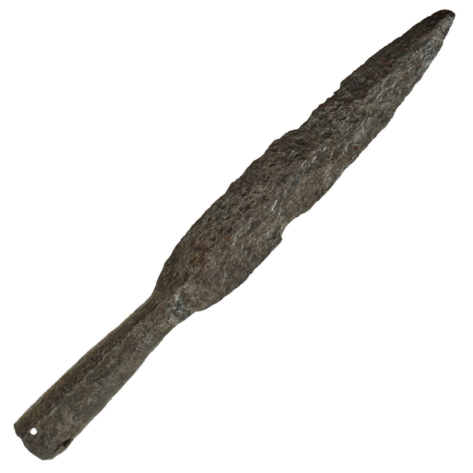 Original Viking 11th Century Spearhead Excavated - 13 ⅞”