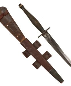 Original British WWII Second Pattern Fairbairn-Sykes Fighting Knife Blade-Marked by Wilkinson with Sheath