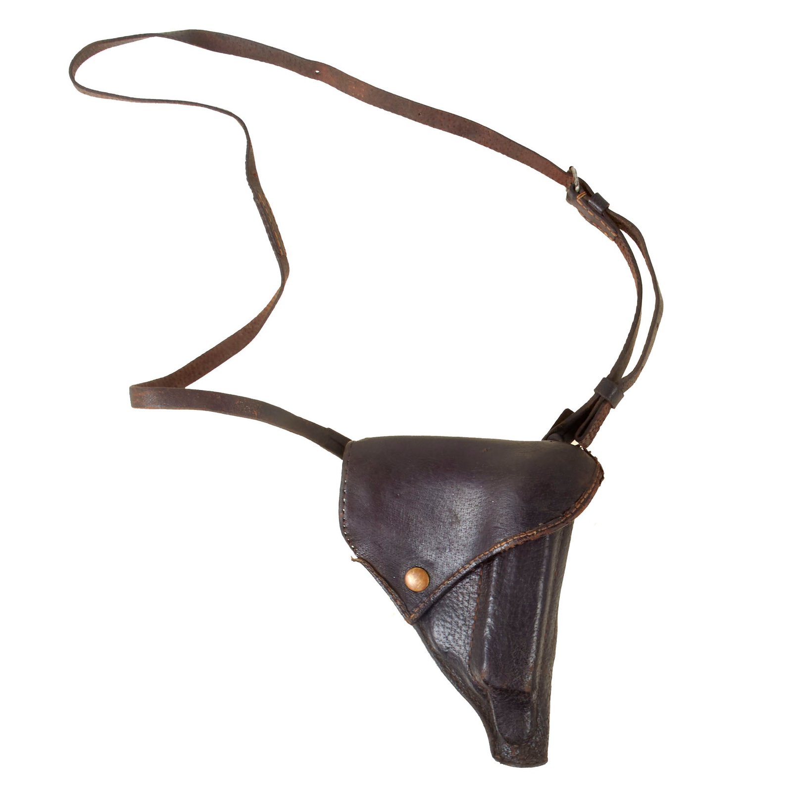 Original Japanese WWII Type 94 Nambu Holster with Shoulder Strap - Rare