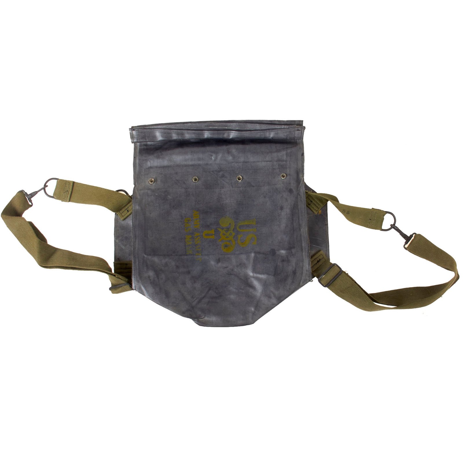 Original U.S. WWII D-Day Invasion E7 Assault Carrier For M5 Gas Mask