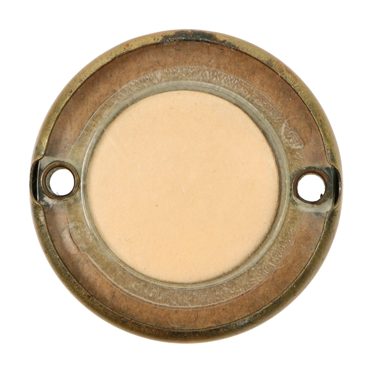Original U.S. WWII Paratrooper D-Day Normandy Invasion Tie On Luminous Disc Helmet Marker - No Clip