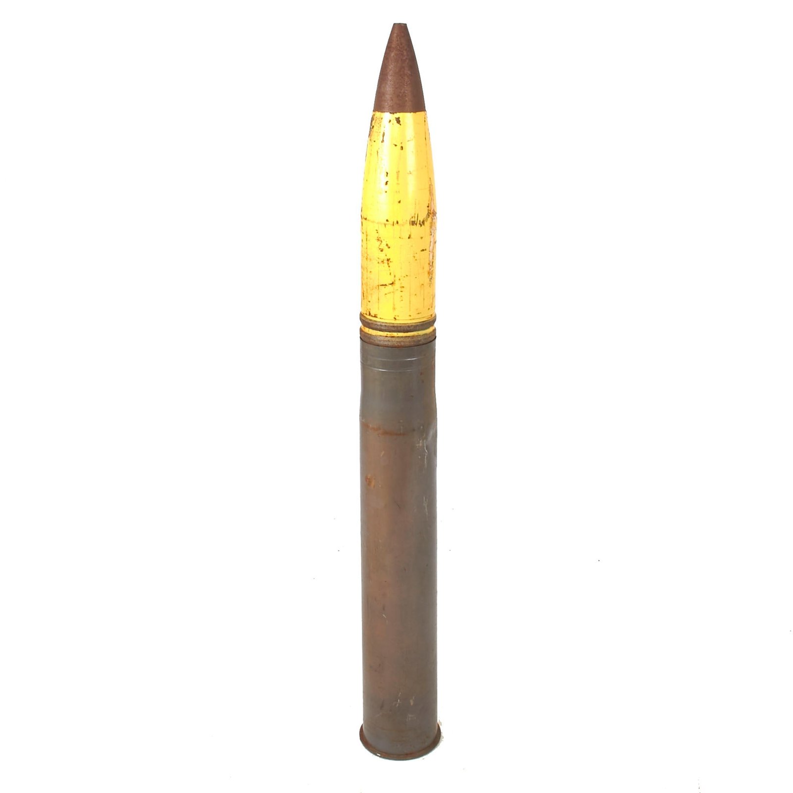 Buy Original German WWII 8.8cm Flak 18 Shell with Projectile by Metallwerke Neumeyer München as Used in Tiger I Tank - Dated 1941 | Original Firearms Antique For Sale