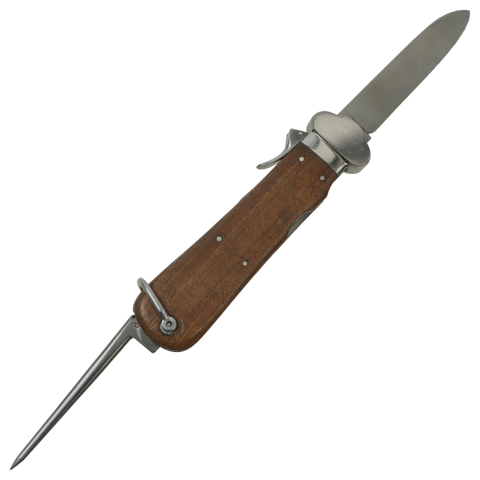 Original German WWII Luftwaffe Gravity Knife by Solinger Metallwaren Fabrik with Waffen Proof - SMF