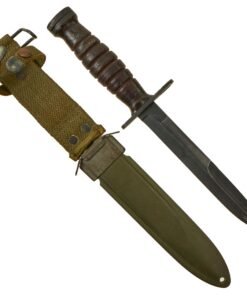 Buy Original U.S. WWII M4 Bayonet by Camillus for the M1 Carbine with M8 Scabbard | Original Firearms Antique For Sale