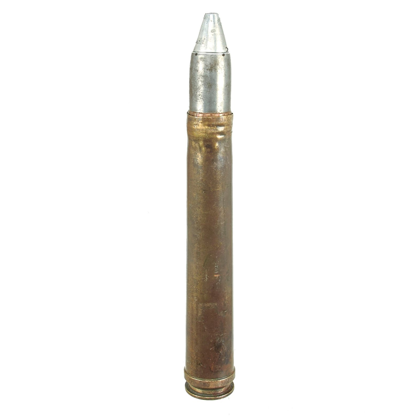 Buy Original German WWII Flak High Explosive 3.7cm Shell - 37mm Anti-Tank - Dated 1939 | Original Firearms Antique For Sale
