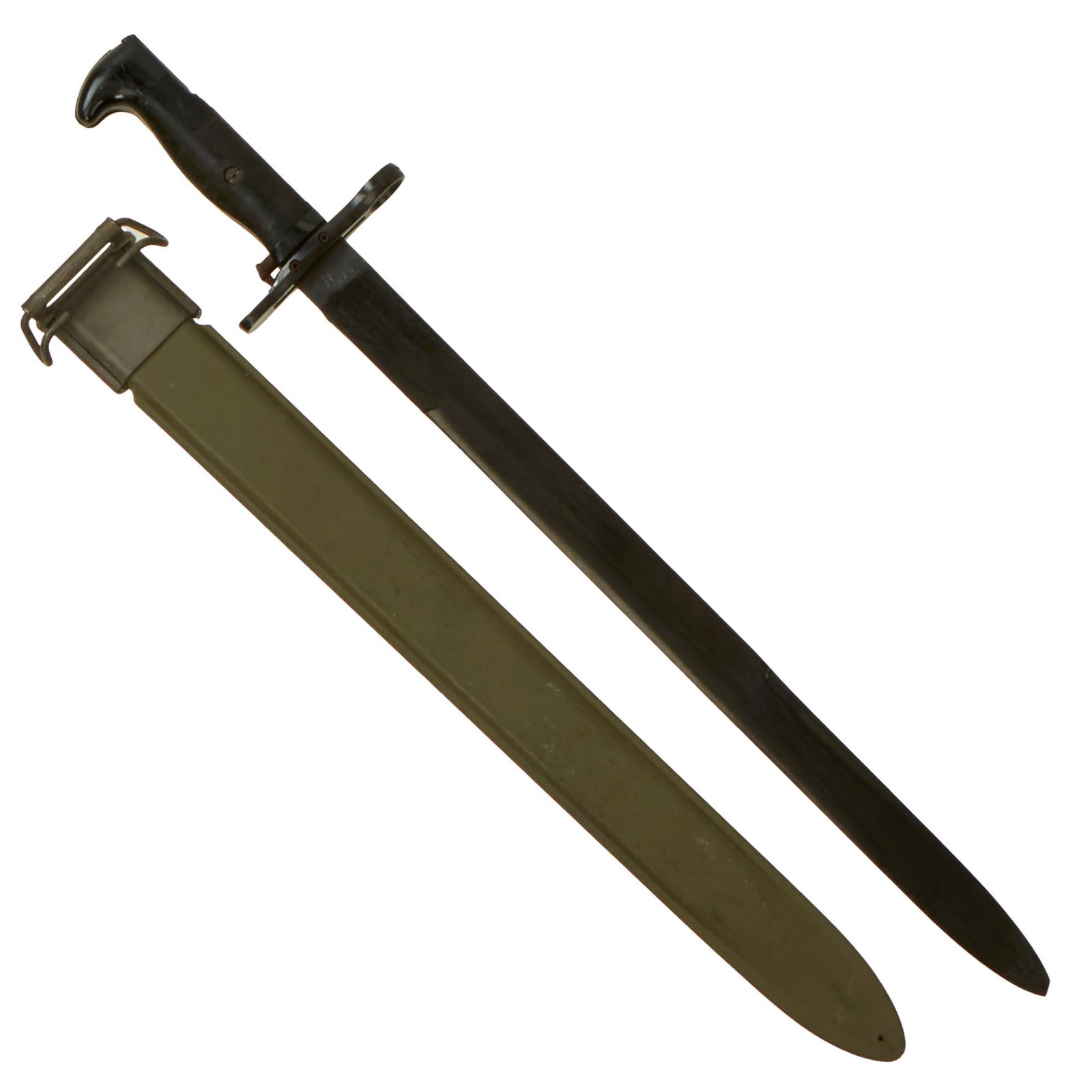 Buy Original WWII U.S. Navy Mark 1 Plastic Training Bayonet by P.B. Co. with USN Mk1 Scabbard | Original Firearms Antique For Sale